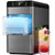 Nugget Ice Maker Countertop, 35Lbs in 24H Pellet Ice Maker Machine with Self-Cleaning, Portable Ice Machine with Ice Scoop & Basket for Home/RV/Office