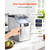 Countertop Ice Maker, 44 lbs per Day, 4 lbs Ice-Storage Basket, Self-Cleaning Portable Machine with Scoop, Nugget Ice-Making Machine with Chewable Ices for Home, Kitchen, Office, Bar & Party