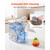 DAORBT Countertop Ice Maker, 7 Cubes Ready in 6 Mins, 26 lbs per Day, Ice-Making Machine with 2 Sizes Bullet Ices for Home, Self-Cleaning Portable Machine with Ice Scoop, Kitchen, Office, Bar & Party