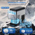 WAA Countertop Nugget Ice Maker, 6-8 Mins Fast Ice Making, 34 lbs/24H, Self‑Cleaning Portable Ice Machine for Kitchen, Office, Party & Camping