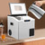 Crushed Ice and Cube Maker 2-in-1 Countertop Machine with LCD Display