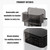 Portable Ice Maker Machine, Fast Ice Production with Removable Basket, Makes Bullet Ice, 12kg in 24h, Quiet Operation for Home, Camping & Parties