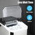 Ice Maker Machine - 12KG/24H, Automatic Cleaning, Makes 9 Ice Cubes in 6-8 Mins, Ideal for Kitchen, Office, Parties, Camping - Includes Ice Scoop & Basket