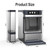 Countertop Ice Maker 41lbs/24H, One-Click Self-Cleaning with Detachable 3L Tank, Portable Nugget Ice Machine for Home Office Bar
