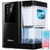 Silonn Nugget Ice Maker Countertop, 44 lbs/Day Chewable Sonic Ice Machine with 3L Detachable Water Tank, Self-Cleaning & 24H Timer, Portable Ice Maker for Home Bar Kitchen, Black