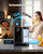 Silonn Nugget Ice Maker Countertop, 44 lbs/Day Chewable Sonic Ice Machine with 3L Detachable Water Tank, Self-Cleaning & 24H Timer, Portable Ice Maker for Home Bar Kitchen, Black