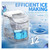 Countertop Ice Maker with Soft Chewable Pebble, Scoop