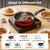SilentPro Tech, 45dB Quiet Cooking Hot Plate: Portable Electric Burner with Boil-Dry Protection & 6 Heat Settings – Electric Stove with 2026 Precision Temp Control