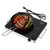 WABK Portable Electric Cooktop, 1800W Infrared Hot Plate Countertop Burner with Handle, 110V Single Burner Electric Stove with Knob & Touch Control, 4-Hours Timer & 10 Power Levels for Home Camping