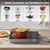 Karinear Portable Electric Stove 110V, 1800W Electric Hot Plate with Handle
