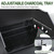 LMNOCHM Propane Gas and Charcoal Grill Combo with Side Burner, 39,000 BTU