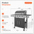 LazySunsets 4-Burner Propane Grill 49,000 BTU Stainless Steel，Black
