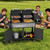 DobleePy 2-in-1 Propane & Charcoal Grill Combo Stainless Steel Outdoor BBQ