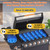 6-Burner Propane Gas Grill with Side Burner, 72000 BTU & Cast Iron Grate