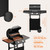 DobleePy 16000 BTU Propane Gas Grill & Griddle Combo Removable Standing Cart