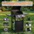 Aptliton 4 Burner Propane Gas Griddle with Removable Cart