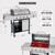 HUGROVE 4-Burner Propane Gas BBQ Grill with Side Burner(Silver 01)