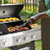 Propane Gas Grill, 3-Burner Stainless Steel BBQ with Side Burner, Cover