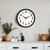 DAXSMY 14 Inch Wall Clock, Battery Operated Silent Non Ticking