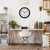 Bernhard Products Black Wall Clock Silent Non Ticking - 16 Inch Extra Large Quality Quartz Battery Operated Round Easy to Read Home/Office/Business/Kitchen/Classroom/School Clocks