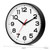 Roymnie 16 Inch Wall Clock, Battery Operated Silent Non Ticking Black
