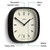 JONES CLOCKS® Marvel wall Clock | Retro Rounded Square Clock | 10" | Black