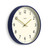 JONES CLOCKS® Studio Clock | Modern Round wall Clock | 12" | Navy Blue