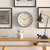 JONES CLOCKS® Studio Clock | Modern Round wall Clock | 12" | Navy Blue