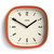 JONES CLOCKS® Marvel wall Clock | Retro Rounded Square Clock 10" | Orange