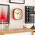 JONES CLOCKS® Marvel wall Clock | Retro Rounded Square Clock 10" | Orange