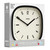 JONES CLOCKS® Marvel wall Clock | Retro Rounded Square Clock 10" | Orange