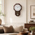 Pendulum Wall Clock, Real Wood Regulator Clock, Quiet, Non-Chiming, Wooden