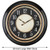 Pacific Bay Norden 23 inch Decorative Wall Clock, Silent, 3-D Dial