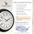 FOUNTAIN DESIGNS 18" Galaxy Large Illuminated Atomic Analog Wall Clock