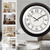 FOUNTAIN DESIGNS 18" Galaxy Large Illuminated Atomic Analog Wall Clock