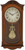 Bulova Clocks C3542 Cranbrook Wall Mount Analog Wooden Chiming Clock, Brown