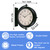 BESTIME 66264B 16-Inch Double Sided Metal Wall Clock with Black Frame.Sturdy Frame,Easy Read,Garden,Home Décor,Indoor,Outdoor,Farmhouse,Yard,Station,Office,Photography Props.