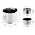 GRSJKRI Intelligent Small Rice Cooker 5L Capacity Stainless Steel Steaming Gall
