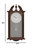 Bulova C1517 Saybrook Wall Clock, Brown Cherry