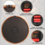 TOKTEKK 27 inch Large Real Moving Gears Wall Clocks for Living Room Decor