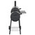 Classic Charcoal BBQ Offset Smoker Steel Grill with Wheels