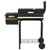 Classic Charcoal BBQ Offset Smoker Steel Grill with Wheels
