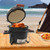 Ceramic Charcoal Grill with Dome Lid, Smoker and Outdoor Cooking for Patio