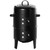 3-in-1 Vertical Charcoal Smoker Grill with 2 Cooking Areas, Thermometer
