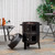 3-in-1 Vertical Charcoal Smoker Grill with 2 Cooking Areas, Thermometer