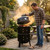Outdoor Iron Charcoal Grill and Smoker 80 x 41 x 48 cm