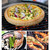13 Inch Round Ceramic Smoker Grill, Tabletop Outdoor Pizza Barbecue