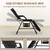 KIIUMI Tattoo Chair for Client, Esthetician Facial Bed with Hydraulic Stool, Lash Massage Table with 2-Tray, Multi-Purpose Black Lash Bed for Artist Spa Salon Beauty Equipment, Black