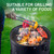 3-in-1 Charcoal Food Smoker BBQ Grill,16 Inch Charcoal BBQ Smoker Grill,Iron Spray Smoker Carbon Grill,with Built-in Thermometer, Air Vent, Suitable for Parties, Camping, Outdoor Cooking