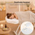 BarberPub Adjustable Tattoo Chair Esthetician Facial Bed 72 in 0015 White